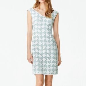 Tory Burch Brooklyn Lace and Mint Mini Sheath Dress Wedding Feminine Angel 10
